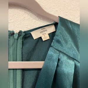 Forest Green Mini Dress. Size Small